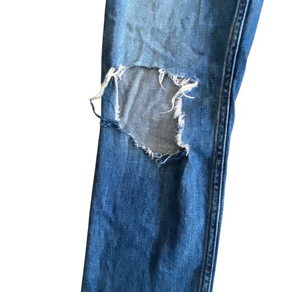 Everlane Lightweight distressed THE SUMMER JEAN Straight Jeans Classic Size 25 - Picture 10 of 16